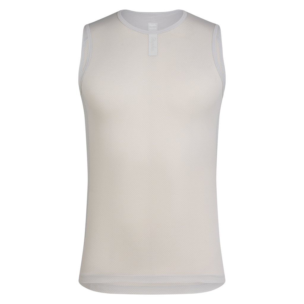 Men's Lightweight Base Layer - Sleeveless - Silver/Silver