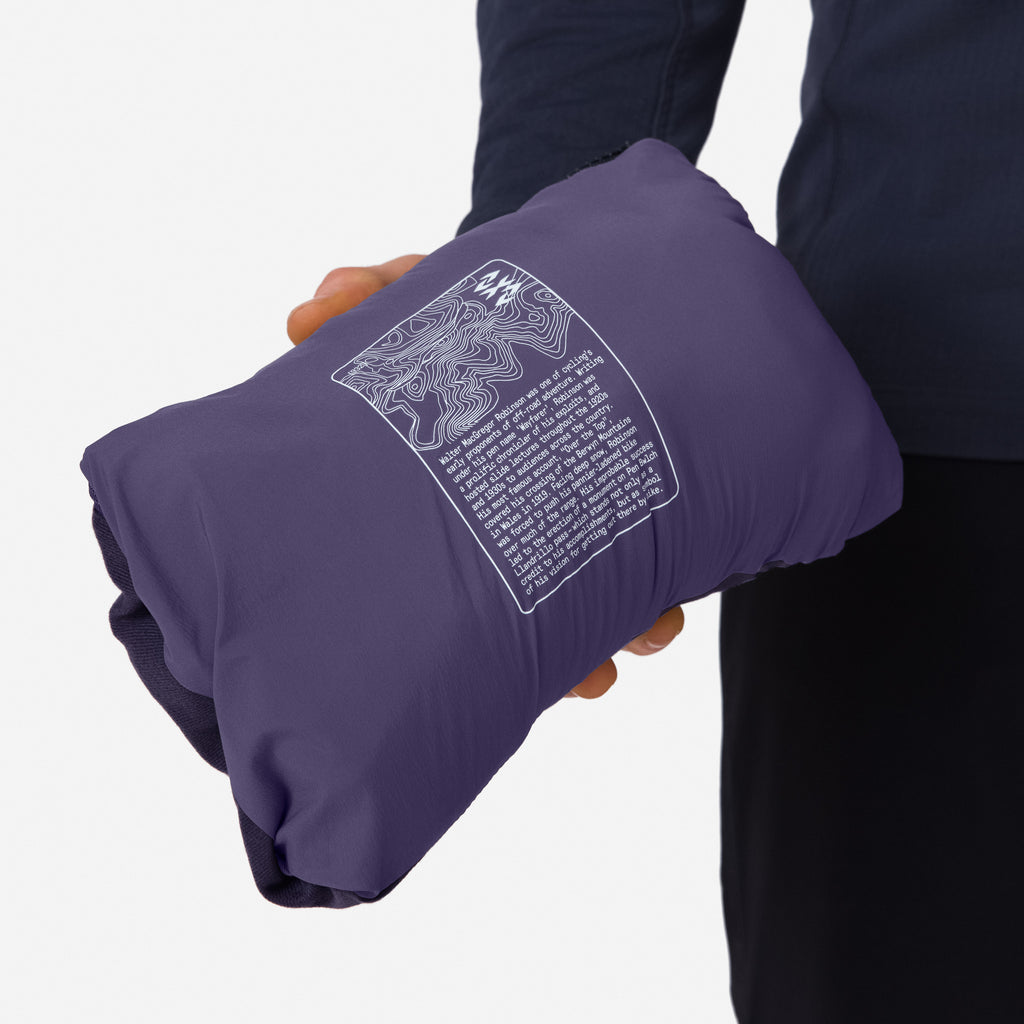 Men's Explore Insulated Gilet - Navy Purple/Grey Purple