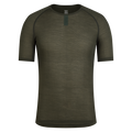 Men's Merino Lightweight Base Layer - Short Sleeve - Dark Green/Dark Green