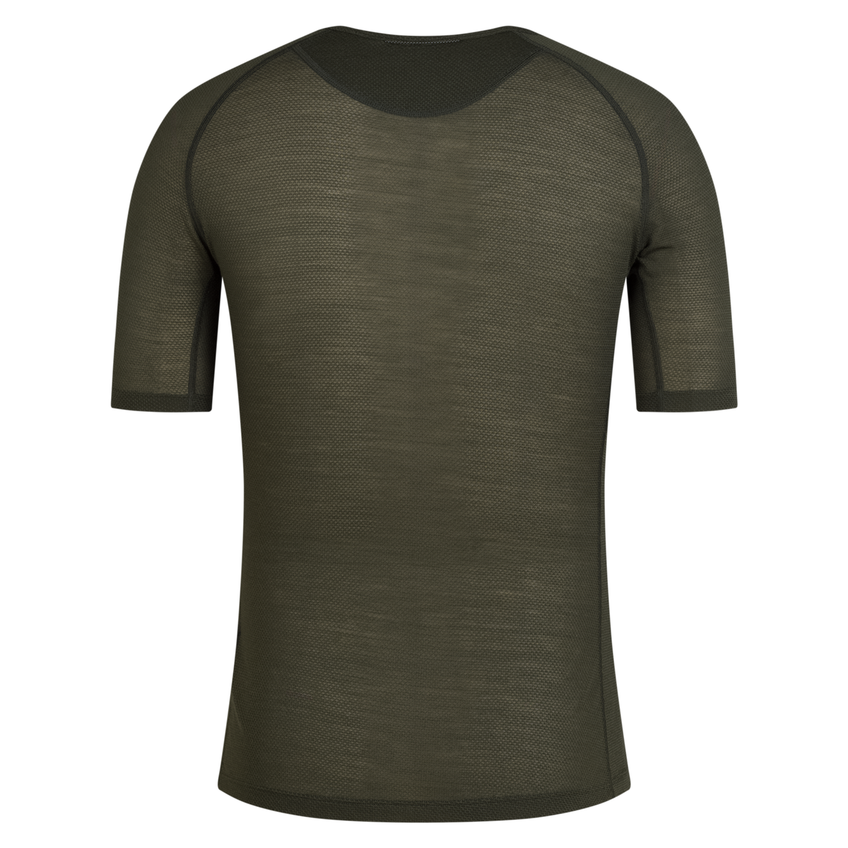 Men's Merino Lightweight Base Layer - Short Sleeve - Dark Green/Dark Green