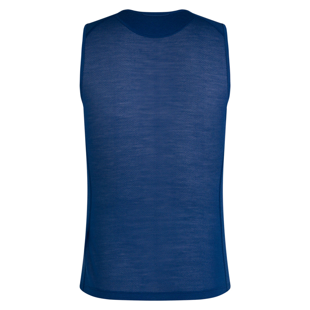 Men's Merino Lightweight Base Layer - Sleeveless - Fossil Blue/Fossil Blue
