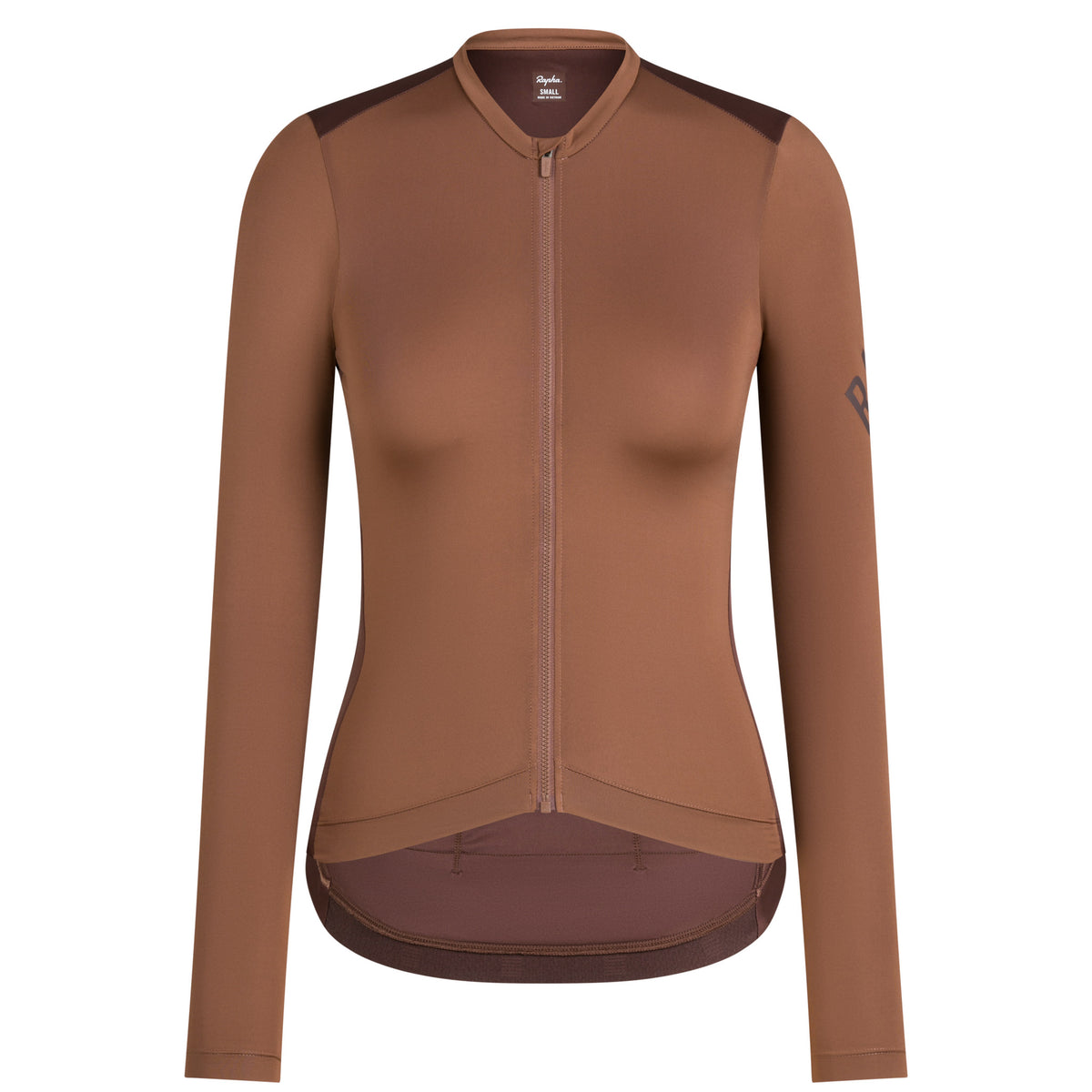 Women's Pro Team Long Sleeve Lightweight Jersey - Chestnut Brown/Walnut Brown