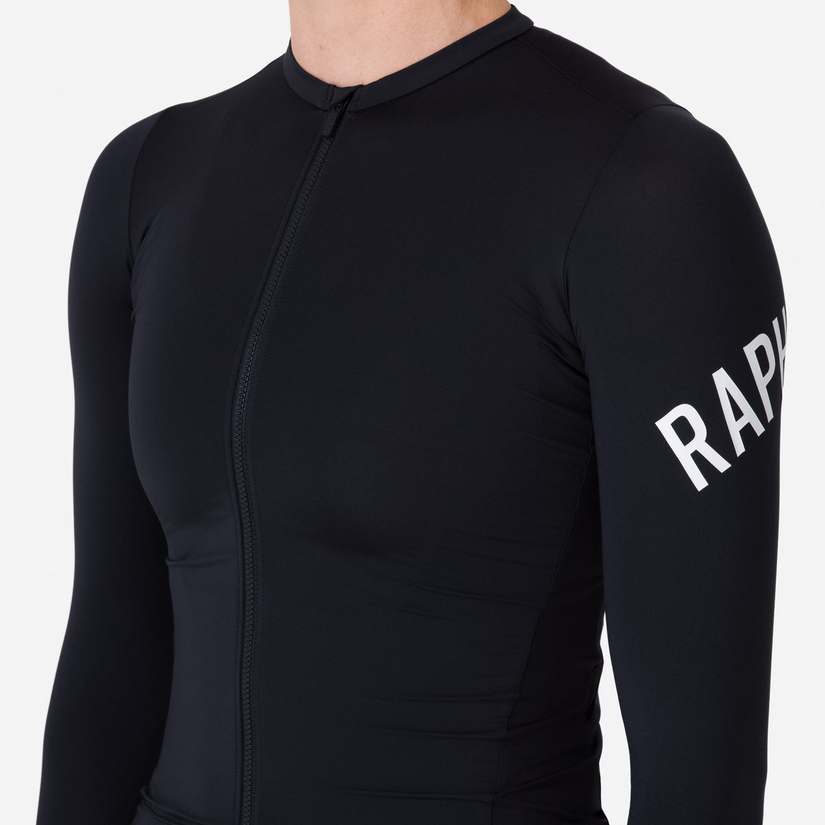Women's Pro Team Long Sleeve Lightweight Jersey - Black/Graphite