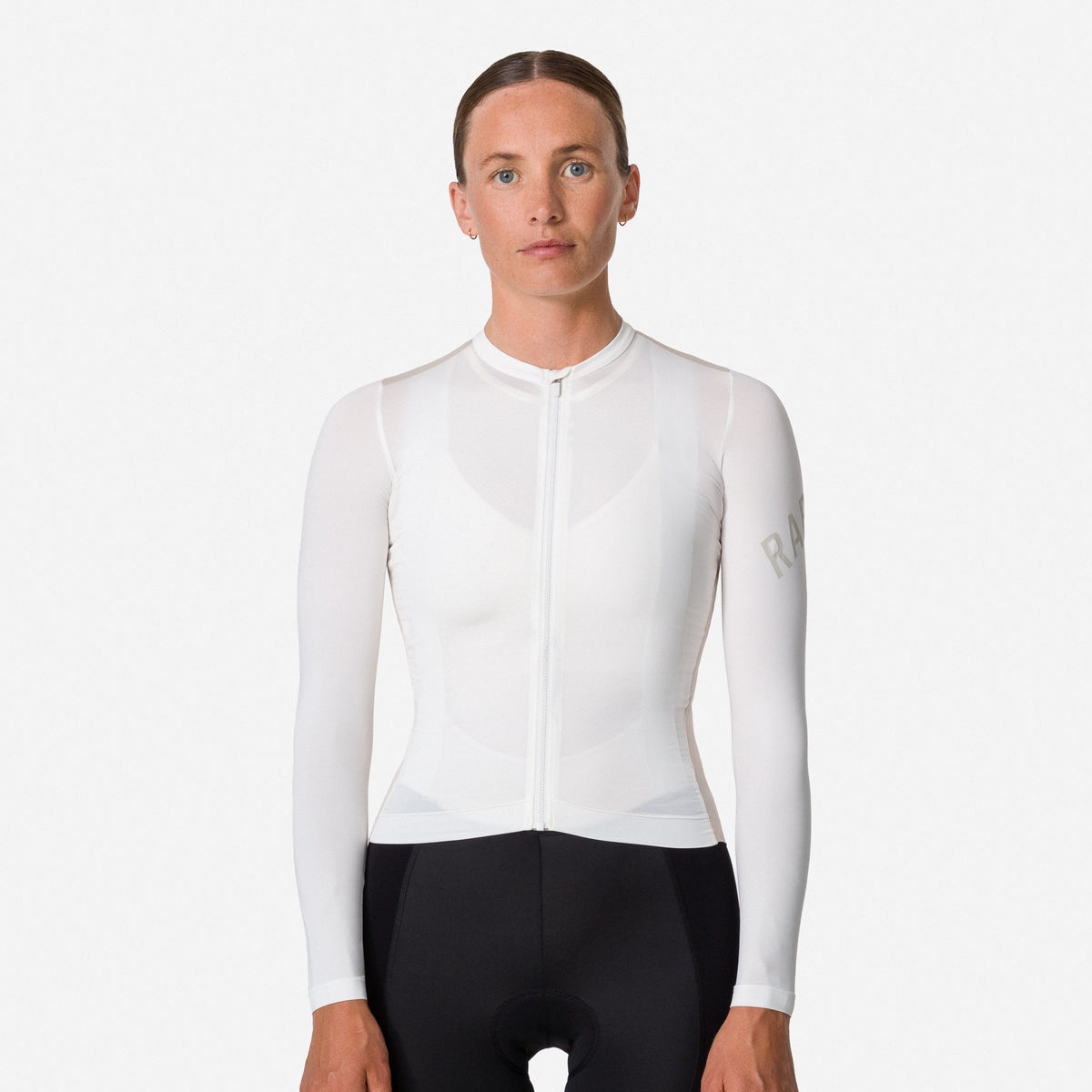 Women's Pro Team Long Sleeve Lightweight Jersey - White/Silver