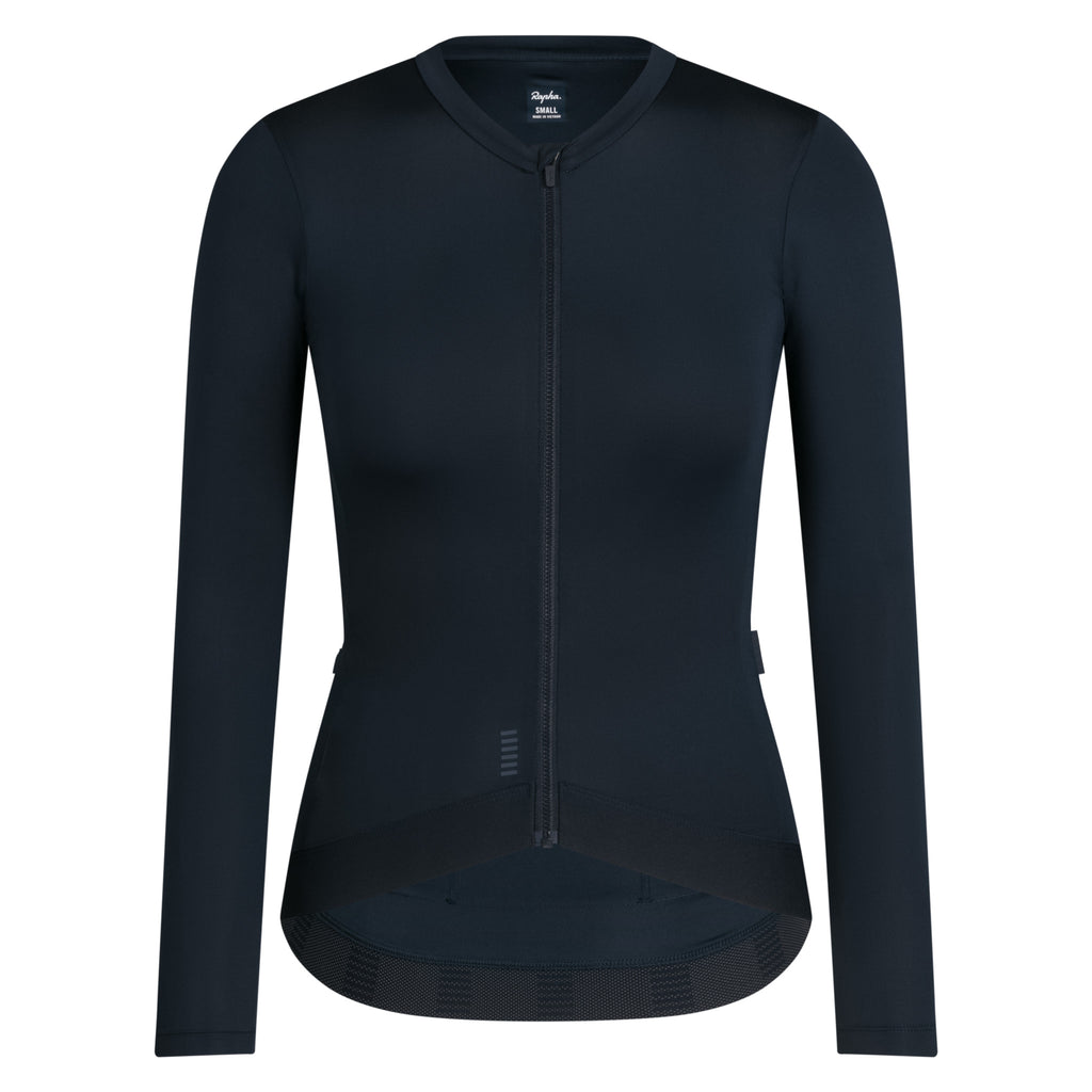 Women's Pro Team LS Lightweight Jersey III - Carbon/Dark Grey