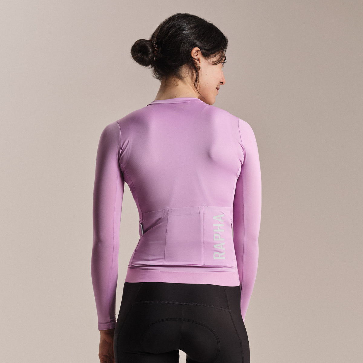 Women's Pro Team LS Lightweight Jersey III - Quartz/Silver