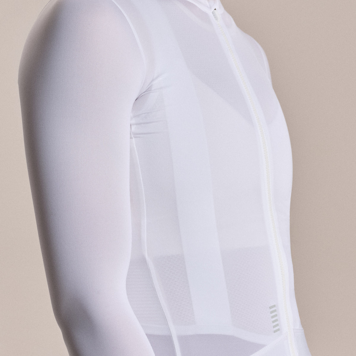 Women's Pro Team LS Lightweight Jersey III - White/Silver