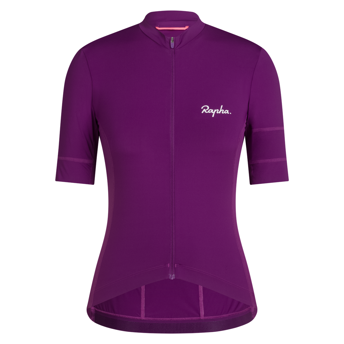Women's Brevet Element Jersey - Deep Magenta/White
