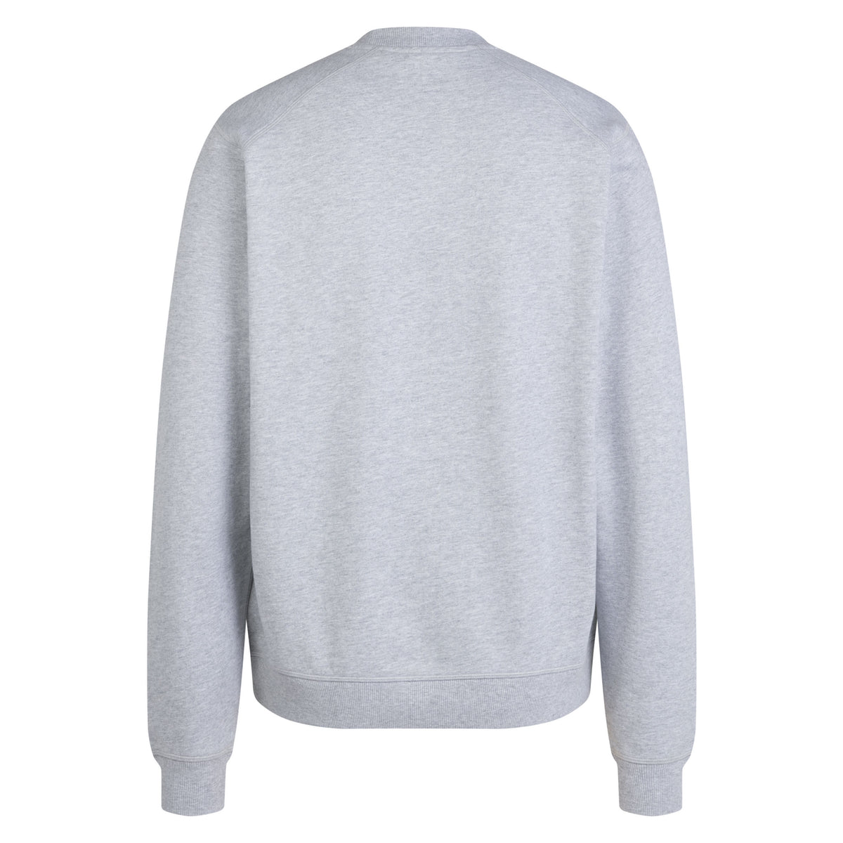 Men's Cotton Sweatshirt - Light Grey Marl / Grey