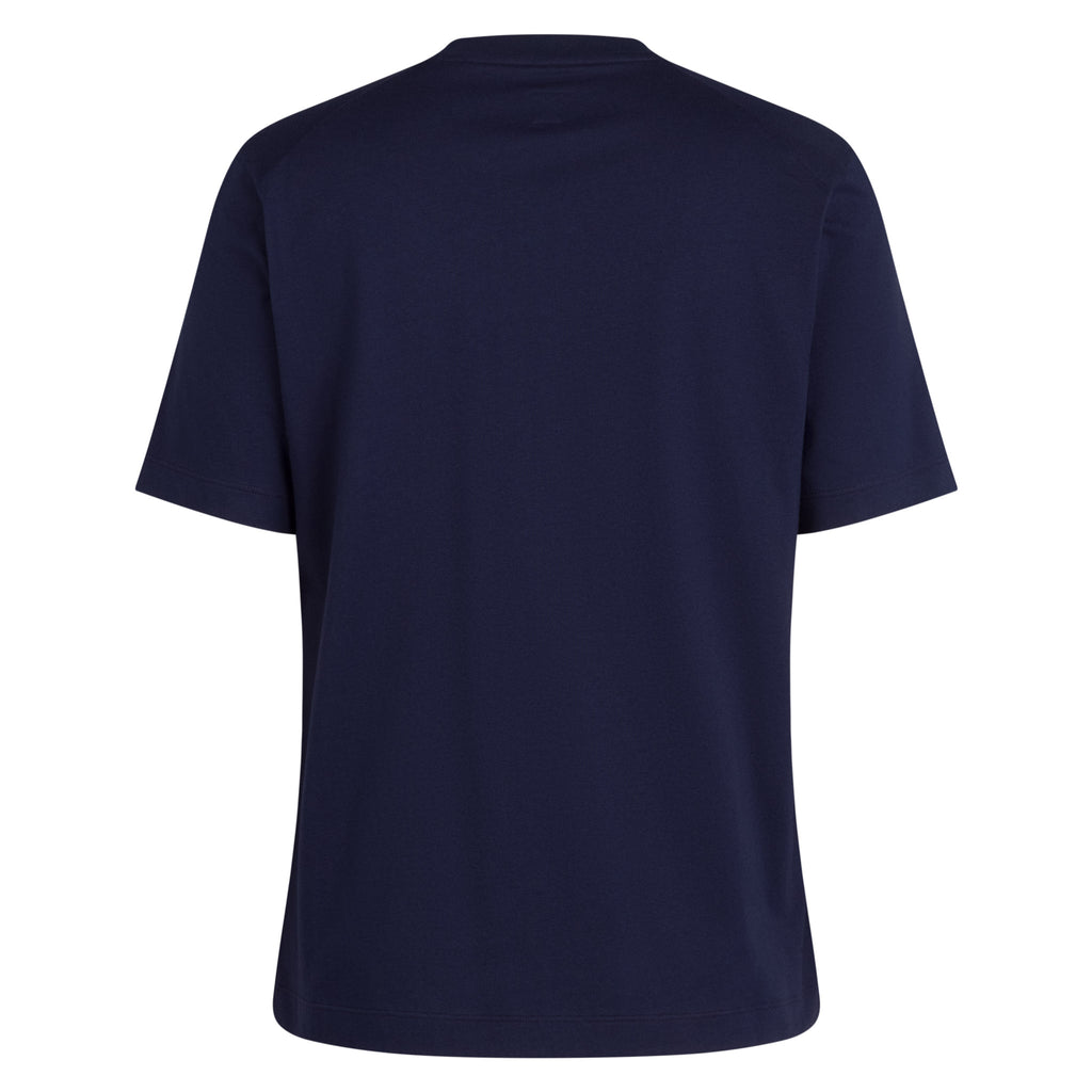 Women's Cotton T-Shirt - Dark Navy/Black