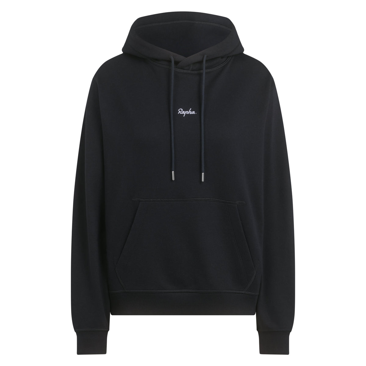 Women's Cotton Hoodie - Black/White