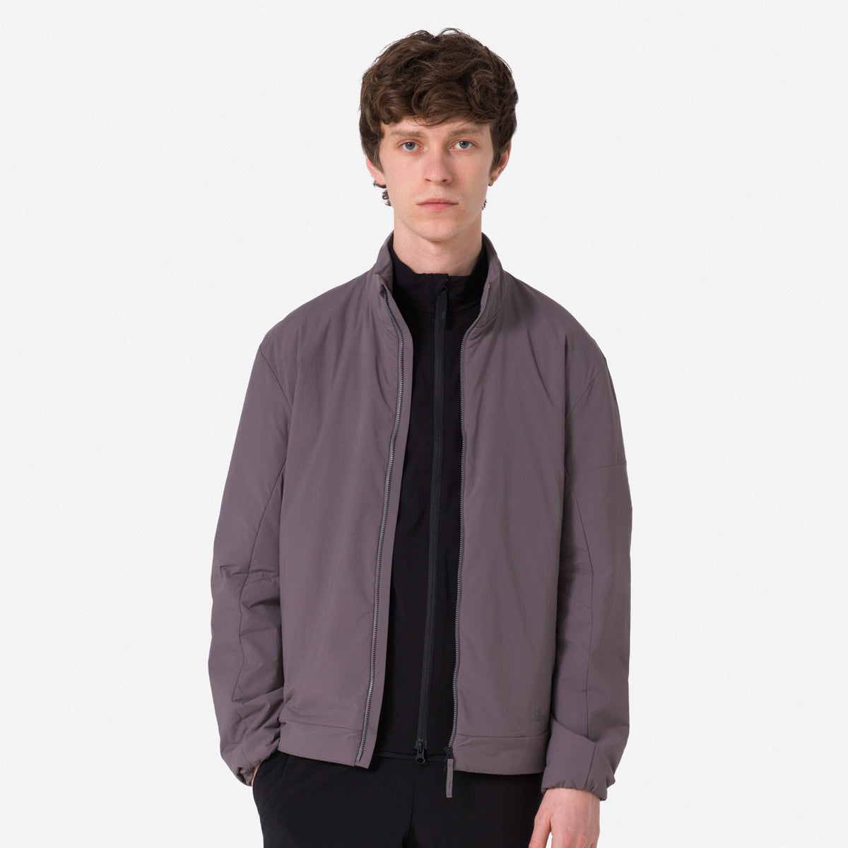 Men's Insulated Jacket - Mushroom / Grey