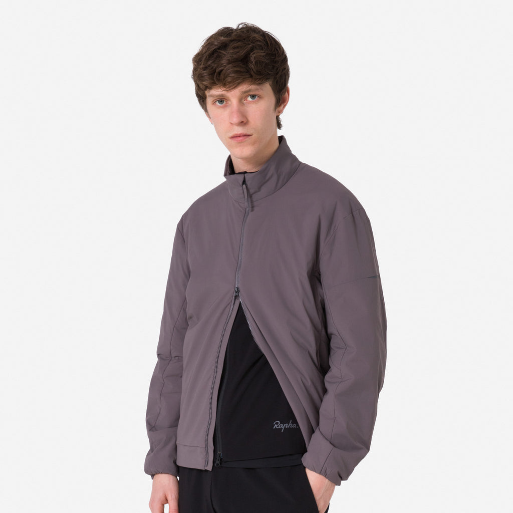 Men's Insulated Jacket - Mushroom / Grey