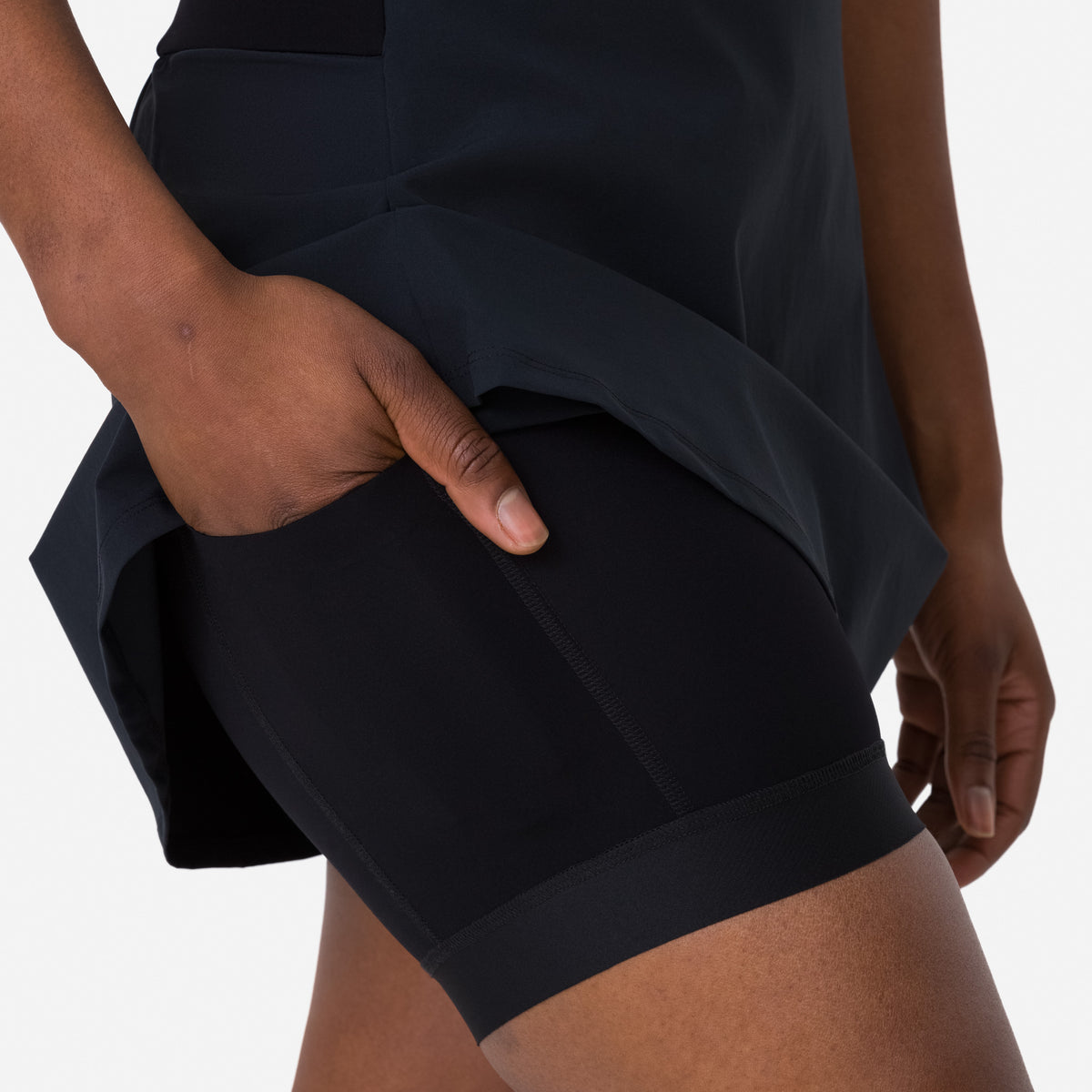 Women's Padded Skort - Black/Grey