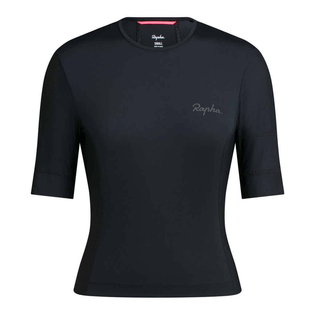 Women's Cropped Cargo Top - Black/Grey
