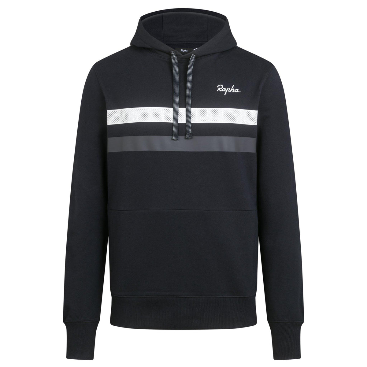 Men's Brevet Hoodie - Black/White/Carbon Grey