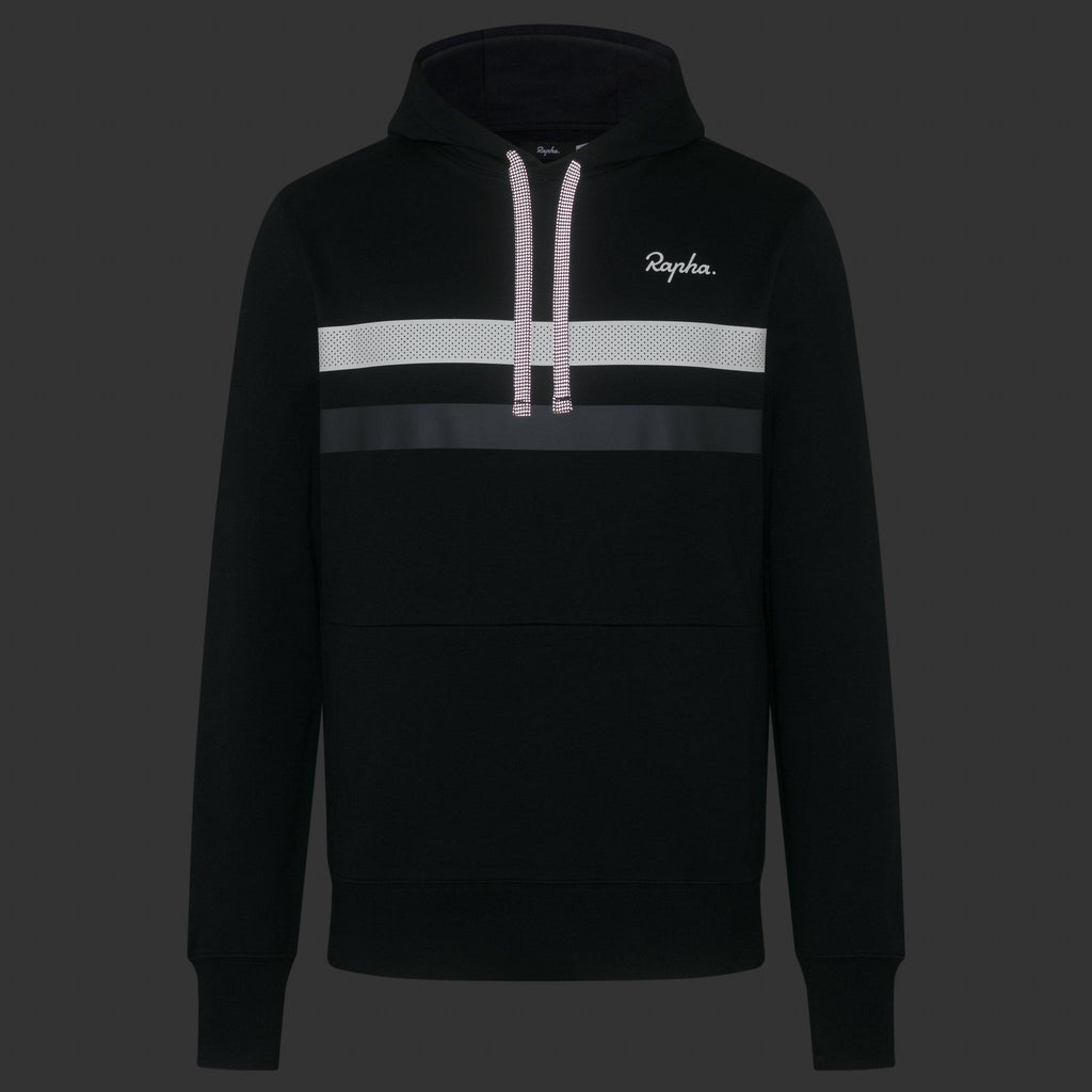 Men's Brevet Hoodie - Black/White/Carbon Grey