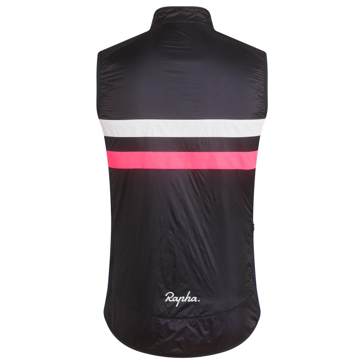 Men's Brevet Insulated Gilet - Dark Navy/High-Vis Pink/White