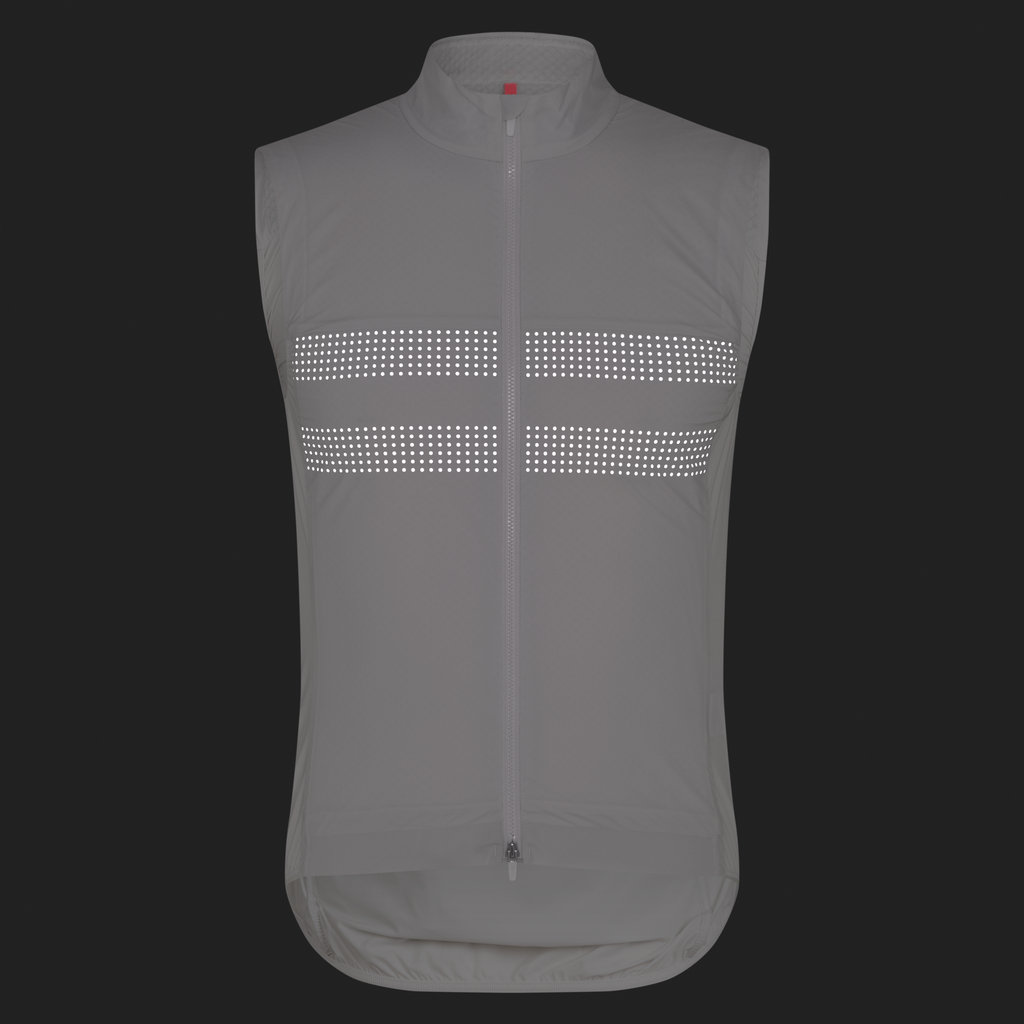 Men's Brevet Lightweight Insulated Gilet - Frost/White