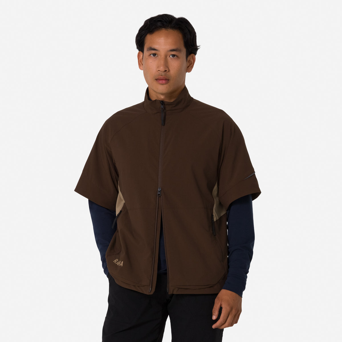Men's Insulated Short Sleeve Jersey - Brown/Brown Tint