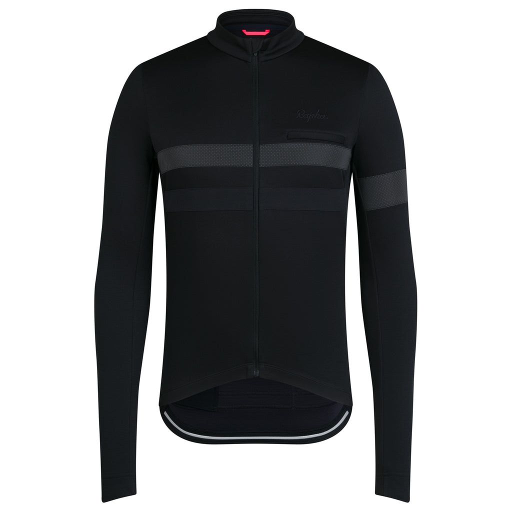 Men's Brevet Long Sleeve Jersey - Black