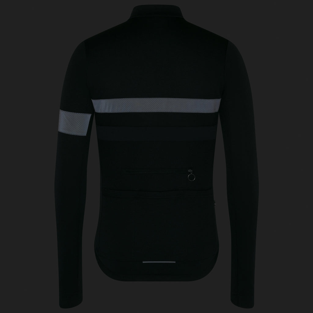 Men's Brevet Long Sleeve Jersey - Black