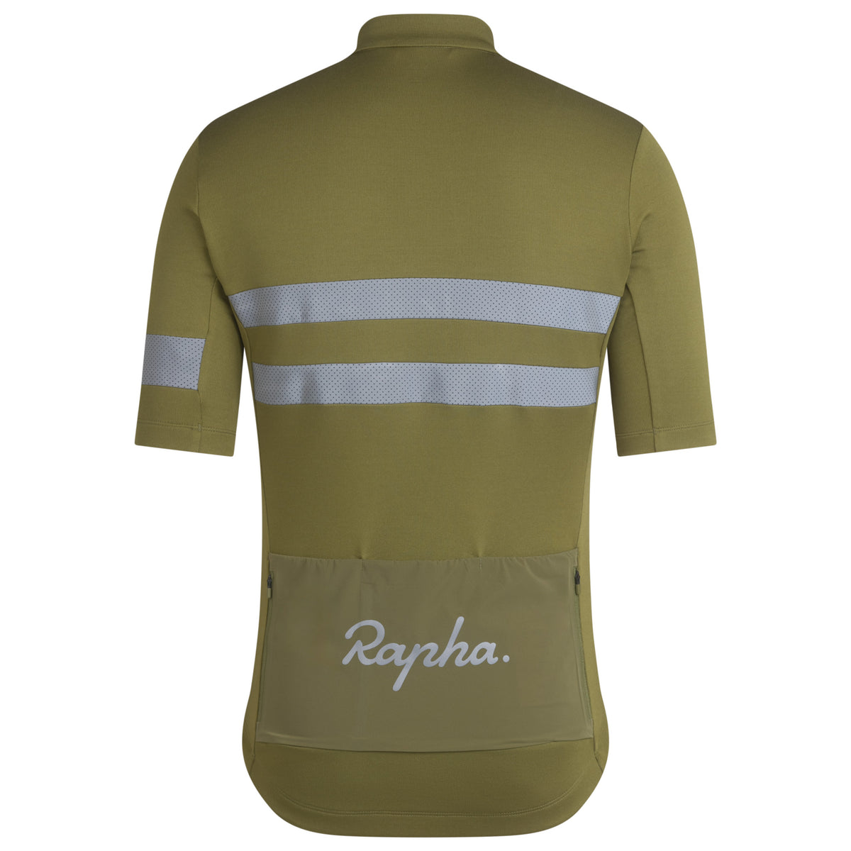 Men's Brevet Jersey - Dark Khaki/Silver