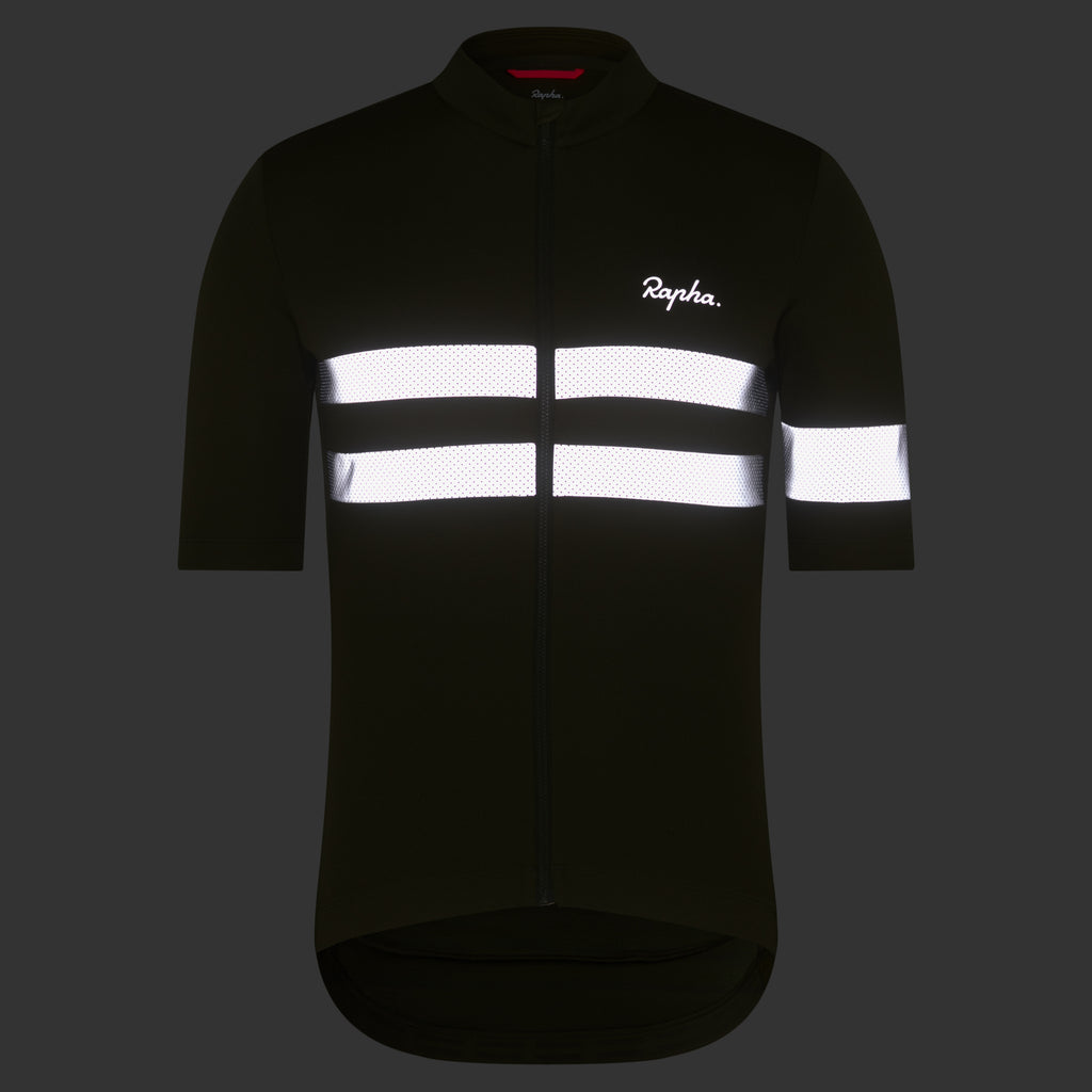 Men's Brevet Jersey - Dark Khaki/Silver