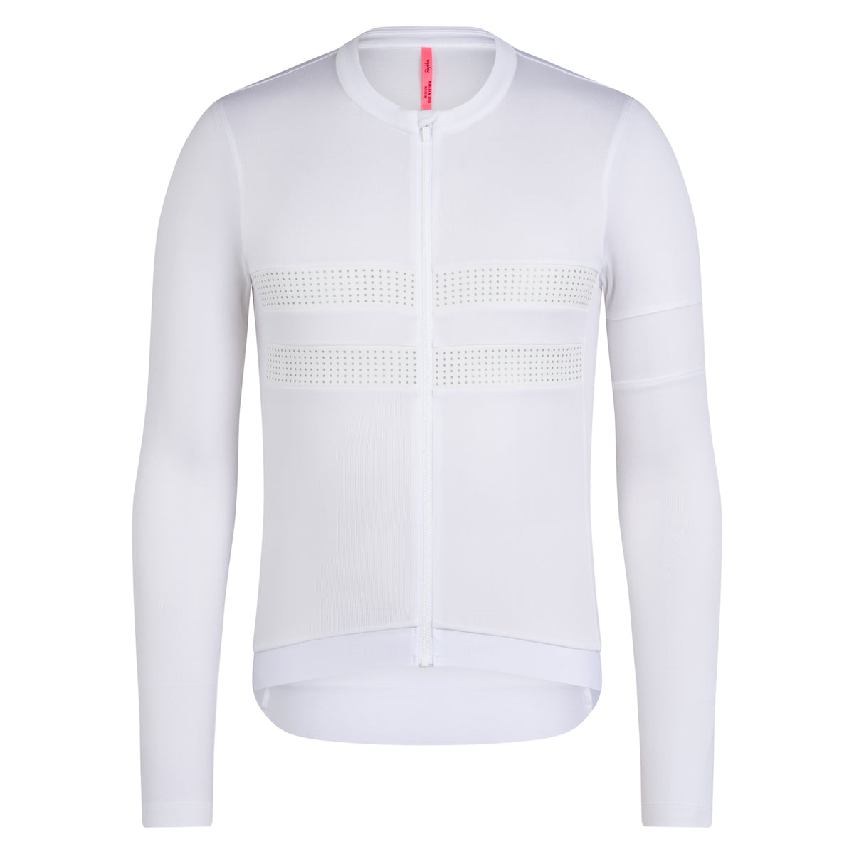 Men's Brevet Long Sleeve Merino Jersey III - White/Silver