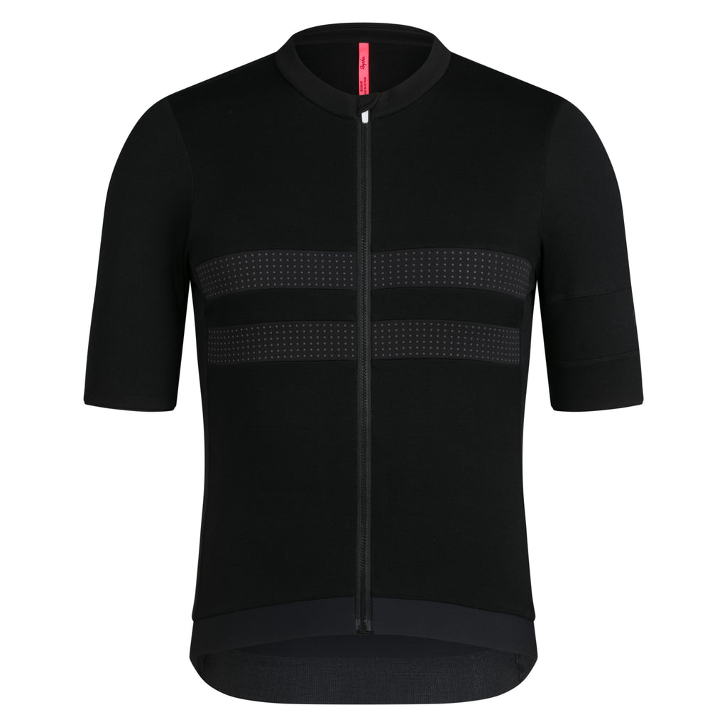 Men's Brevet Merino Jersey III - Black/Black