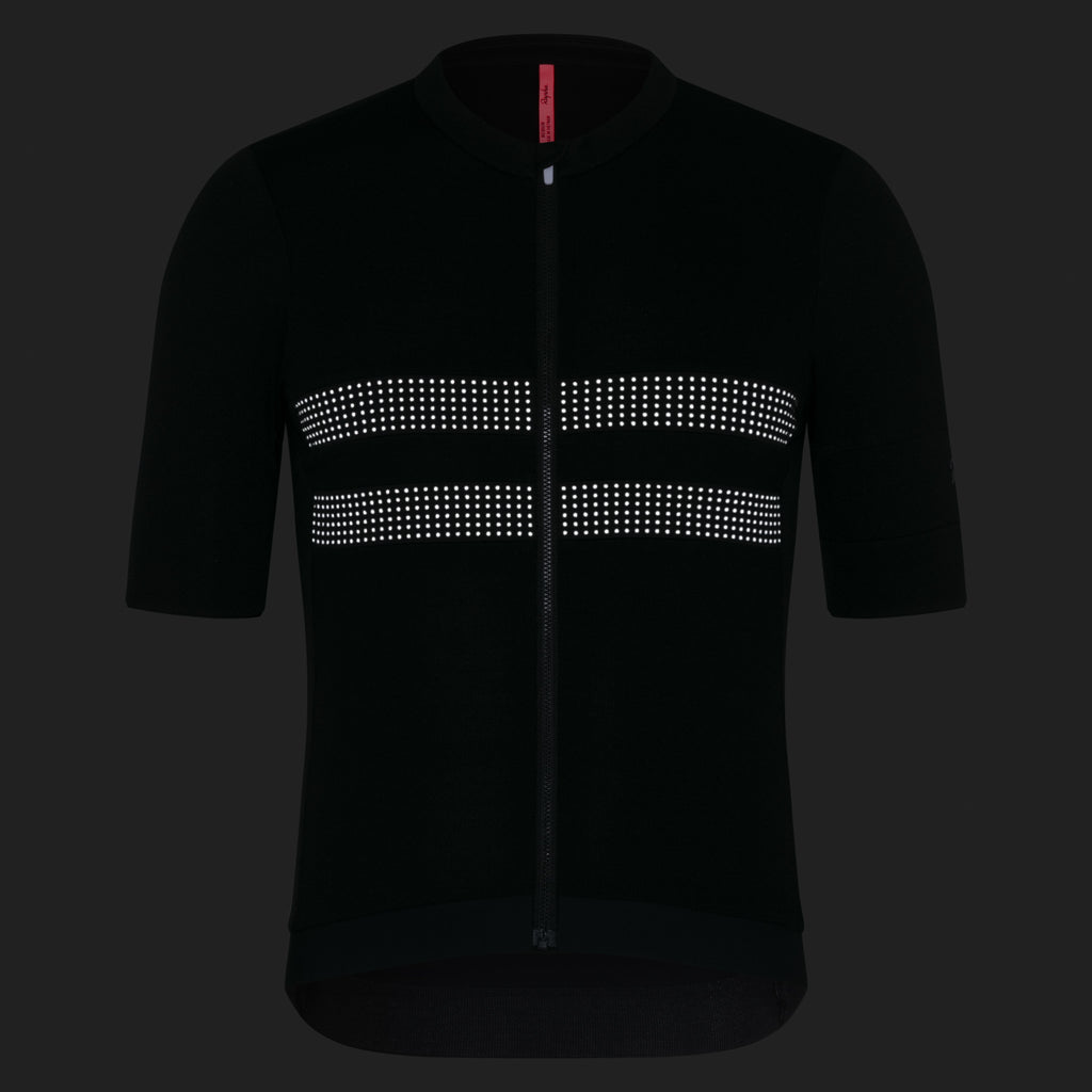 Men's Brevet Merino Jersey III - Black/Black