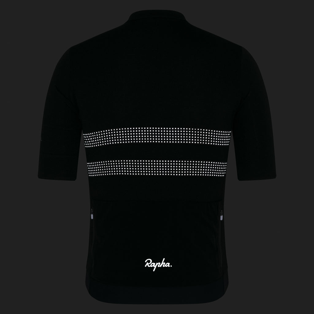 Men's Brevet Merino Jersey III - Black/Black