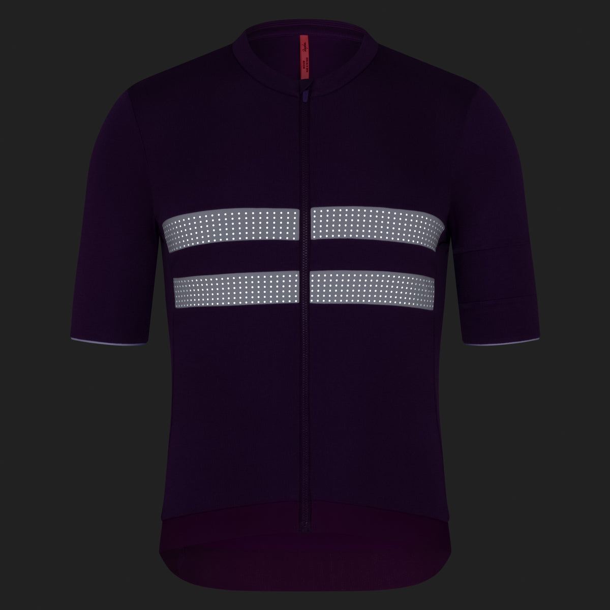 Men's Brevet Merino Jersey III - Blackberry/White