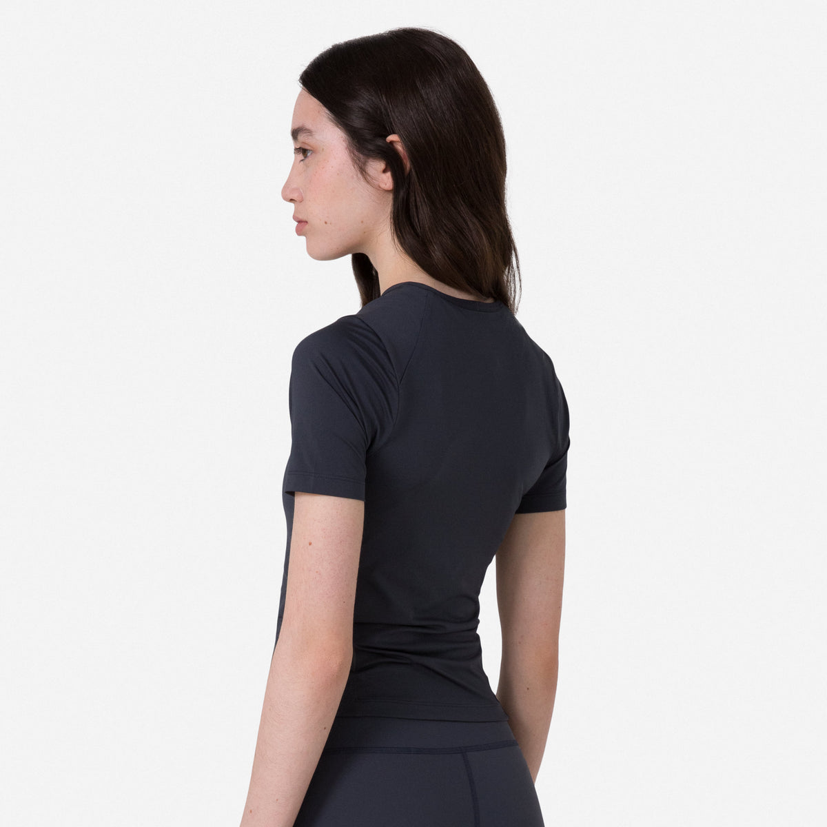 Women's Active T-shirt - Dark Grey / Dark Navy