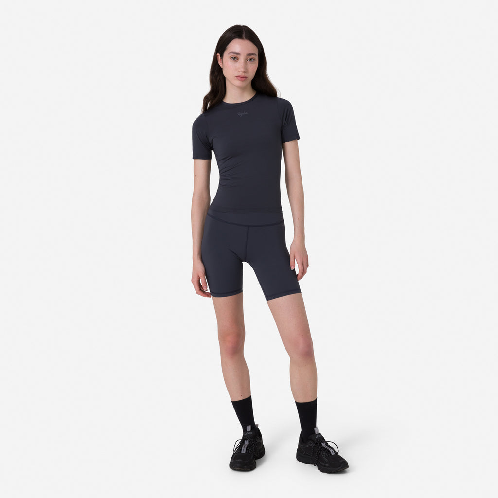 Women's Active T-shirt - Dark Grey / Dark Navy