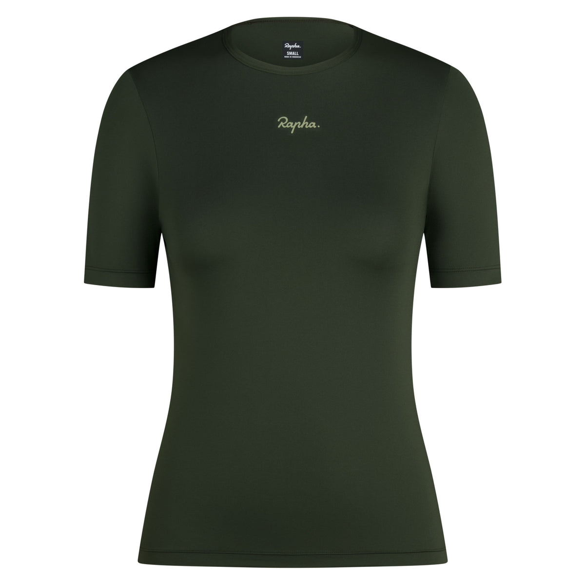 Women's Active T-shirt - Deep Olive Green/Olive Green