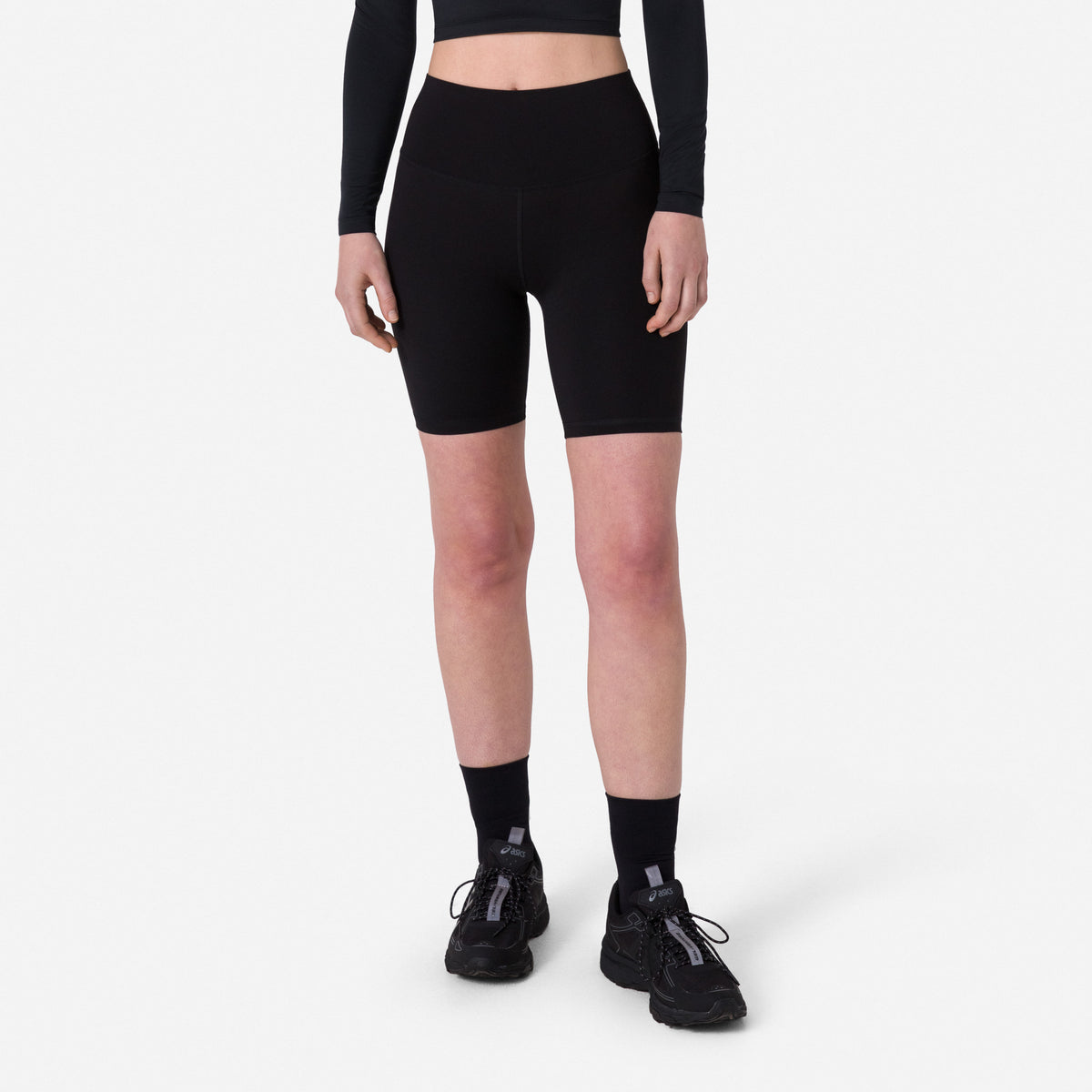 Women's Active Shorts - Black/Grey