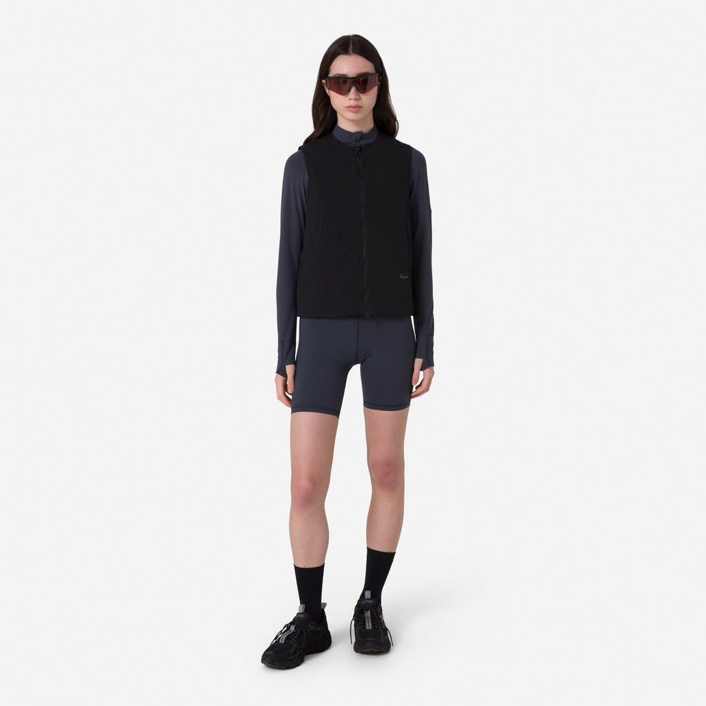 Women's Insulated Vest - Black / Grey