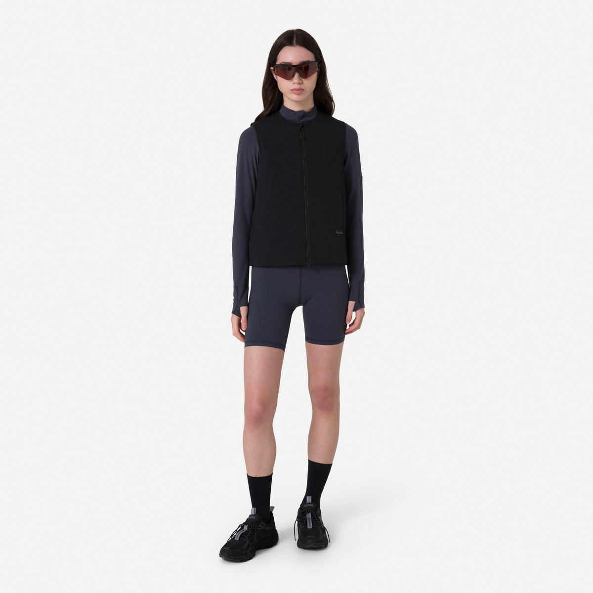 Women's Insulated Vest - Black / Grey
