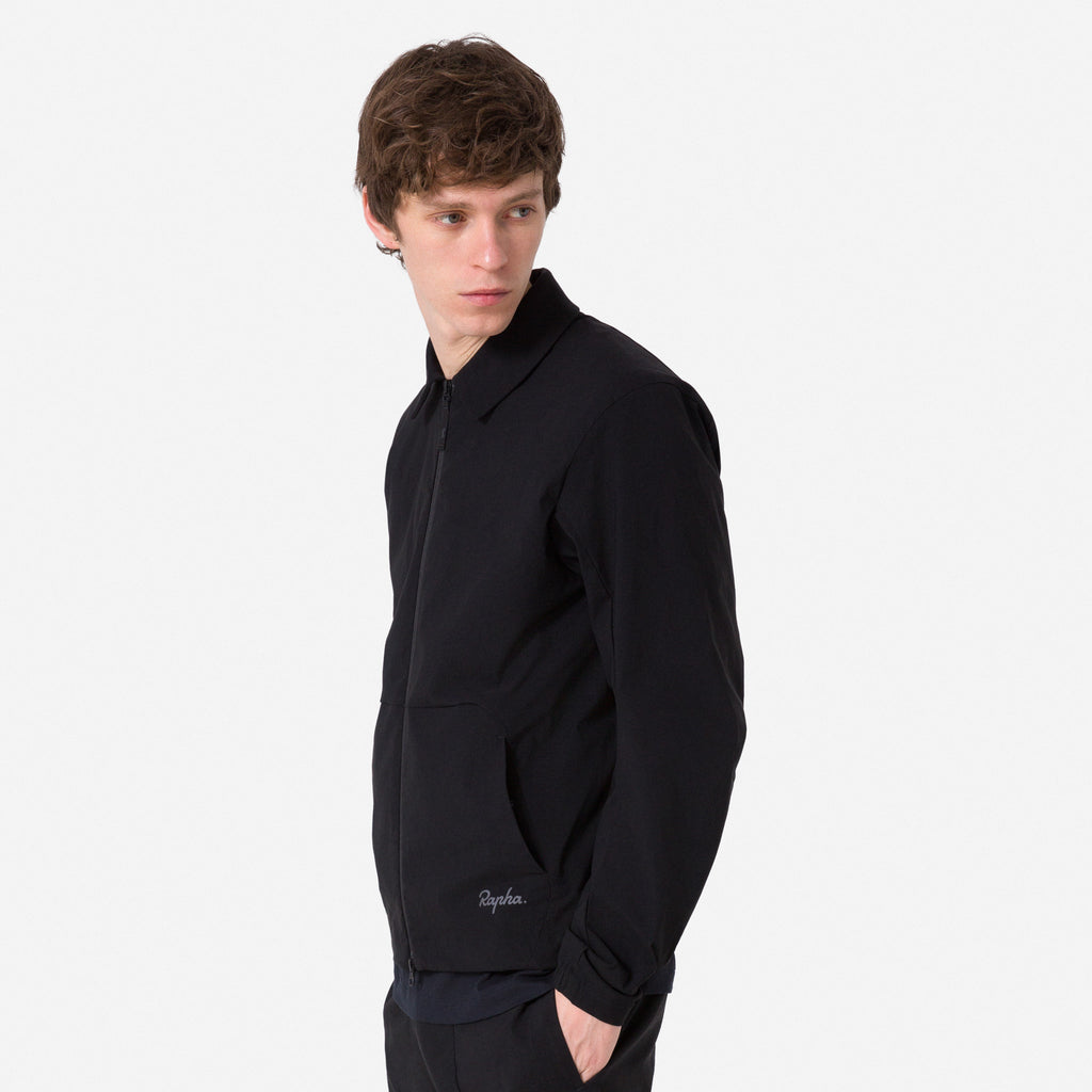 Men's Tech Collar Jacket - Black/Grey