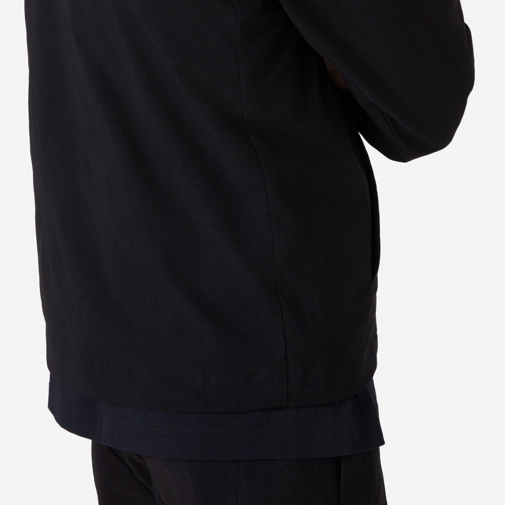 Men's Tech Collar Jacket - Black/Grey