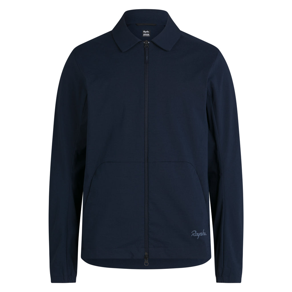 Men's Tech Collar Jacket - Dark Navy/Black