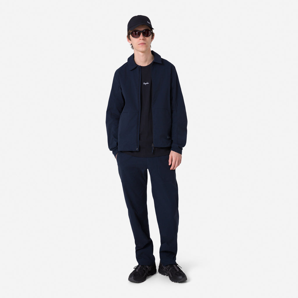 Men's Tech Collar Jacket - Dark Navy/Black