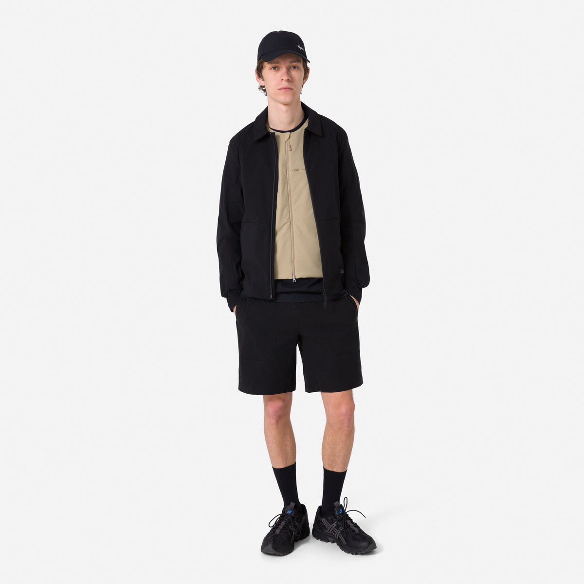 Men's Easy Tech Shorts - Black/Grey