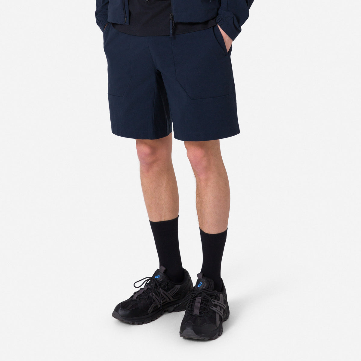 Men's Easy Tech Shorts - Dark Navy/Black
