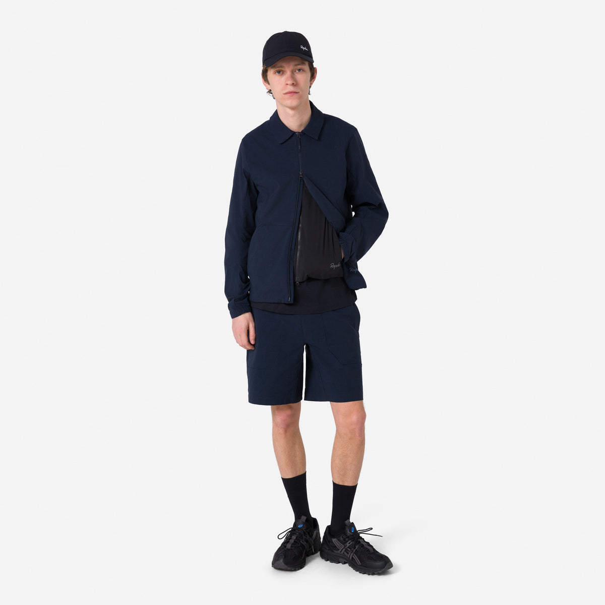 Men's Easy Tech Shorts - Dark Navy/Black
