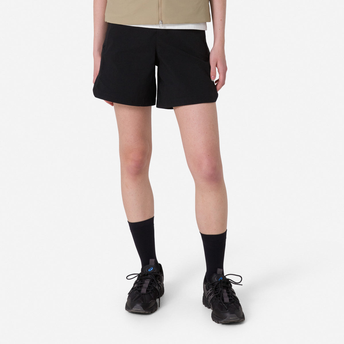 Women's Tech Shorts - Black/Grey