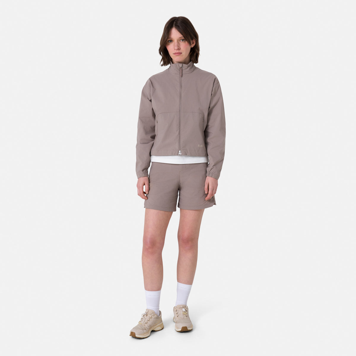 Women's Tech Shorts - Pale Brown