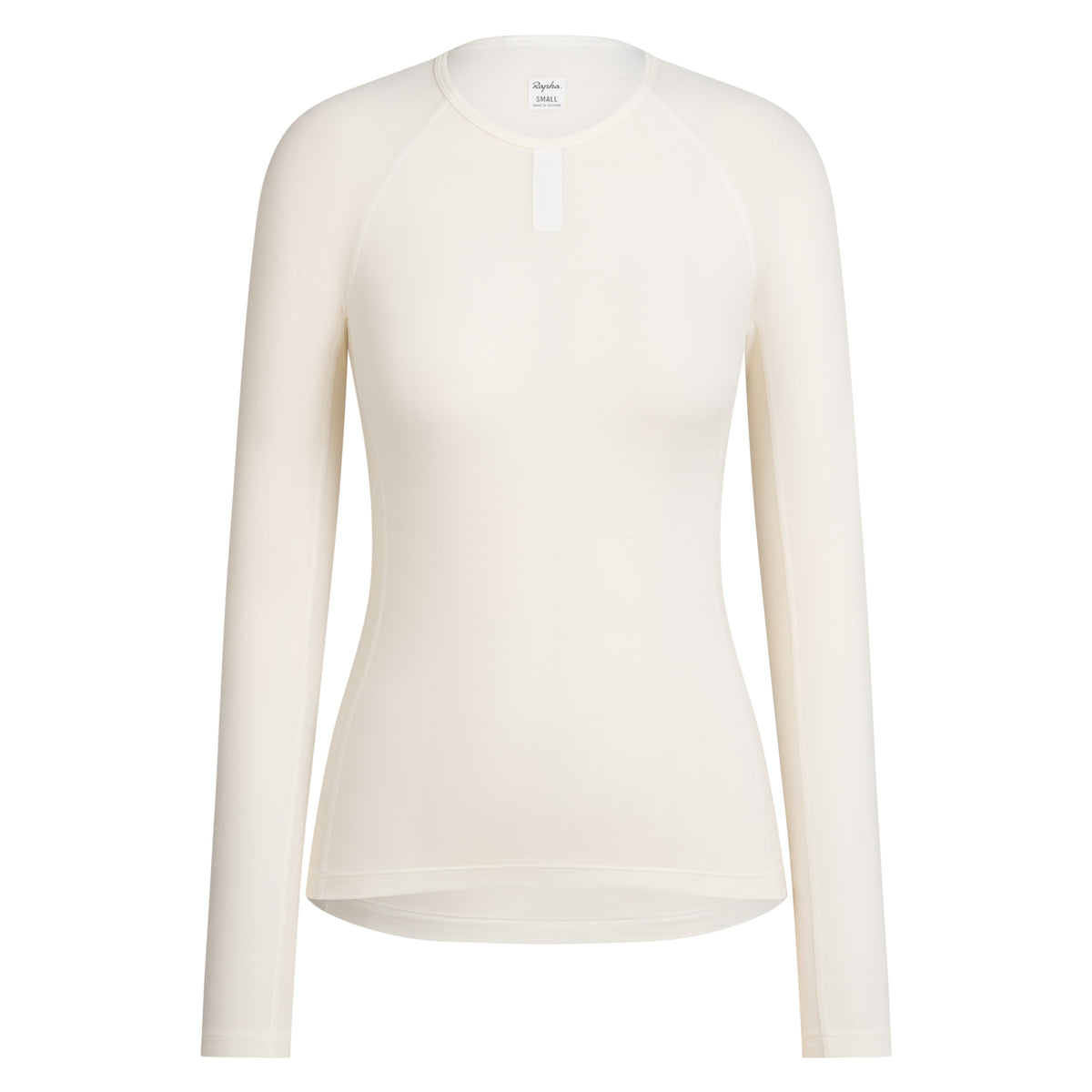 Women's Merino Base Layer - Long Sleeve - Cream/White
