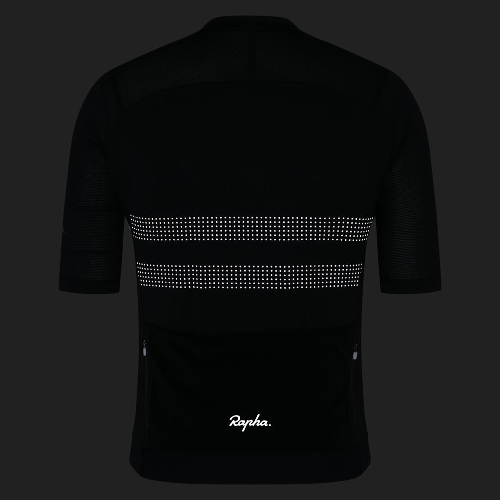 Men's Brevet Lightweight Jersey III - Black/Black Reflective
